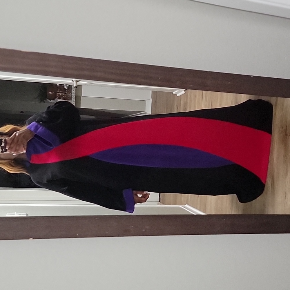 VTG  | Vanity Fair Color Block House Dress